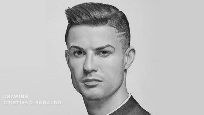 Drawing Cristiano Ronaldo | Pencil Drawing time-lapse