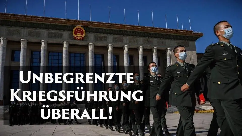 Unbegrenzte Kriegsführung überall!