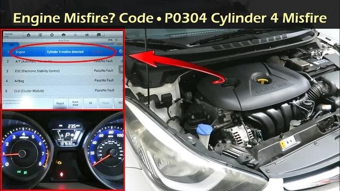 P0304 Cylinder Misfire | Troubleshoot Engine Misfire Problem
