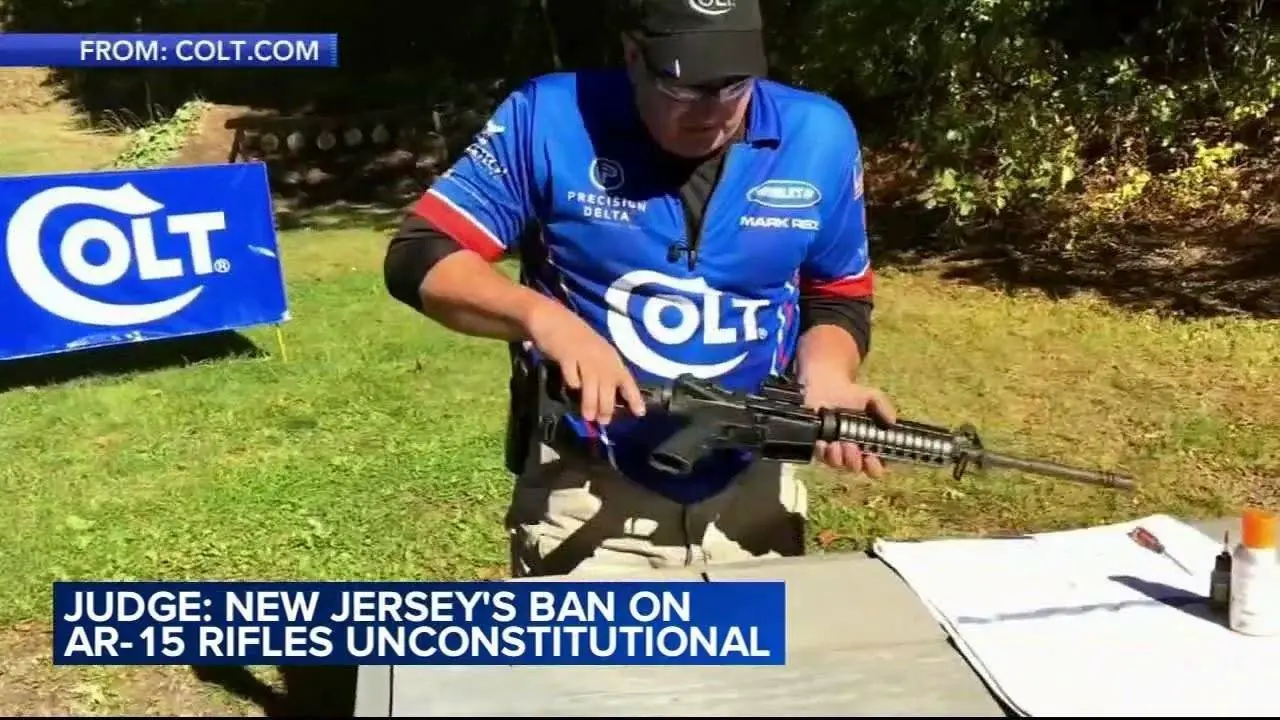 New Jersey's ban on AR-15 rifles is unconstitutional, federal judge says