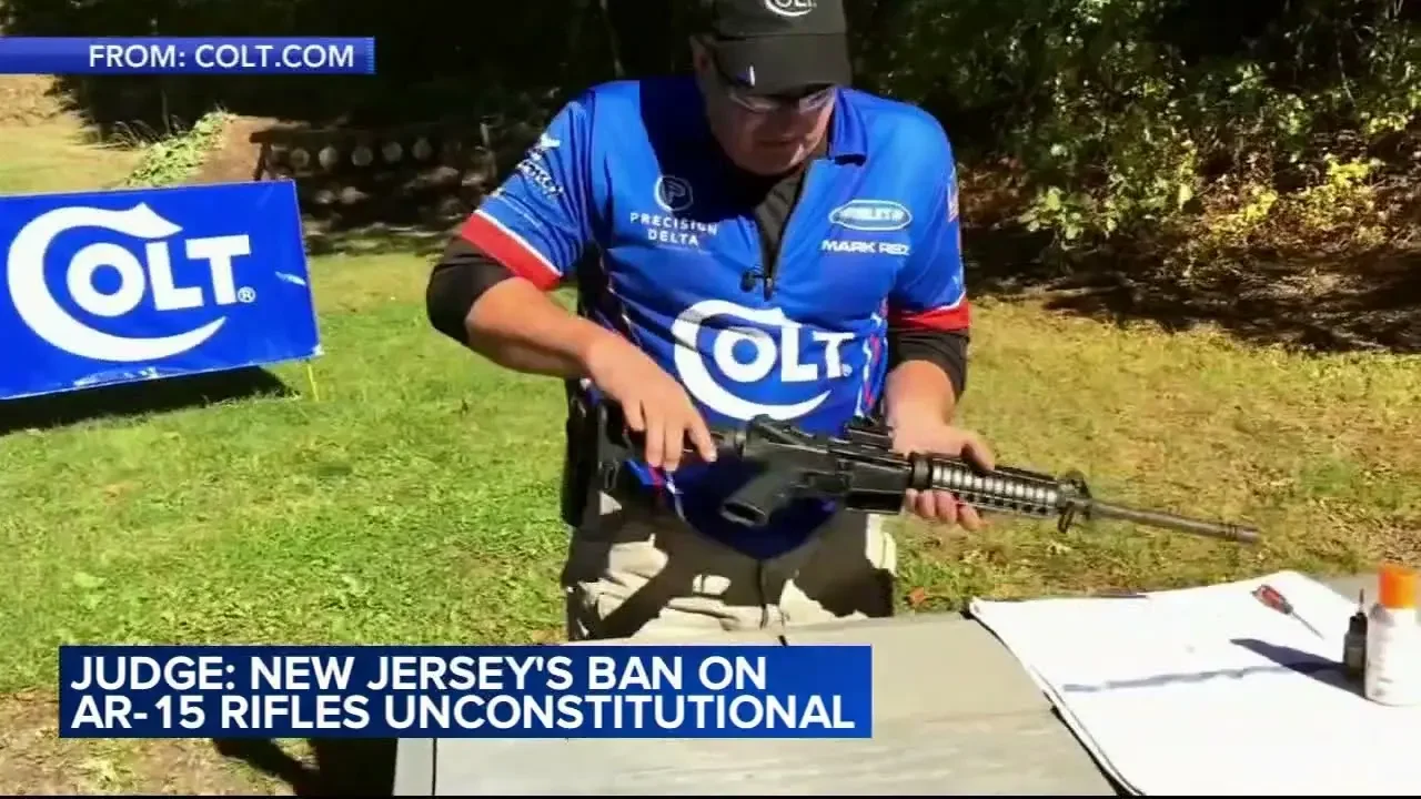 New Jersey's ban on AR-15 rifles is unconstitutional, federal judge says