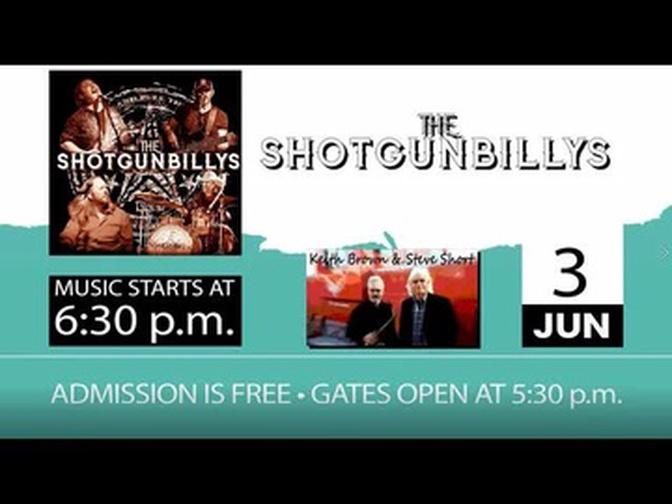 'Rhythm on the Rails' with Steve Short, Keith Brown and The ShotGunBillys