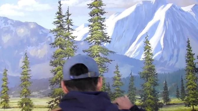 How To Paint Pine Trees In A Forest With Rich Marks