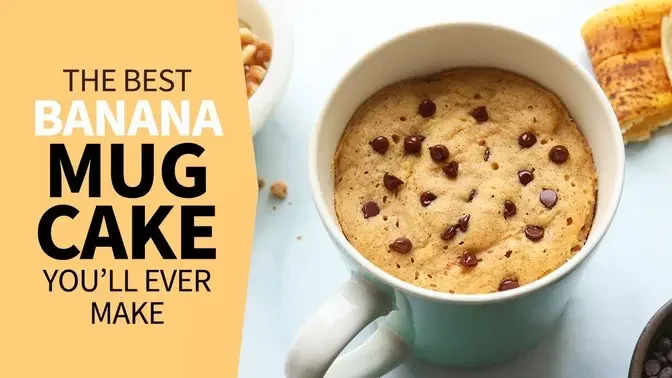 The Best Banana Mug Cake You'll Ever Make