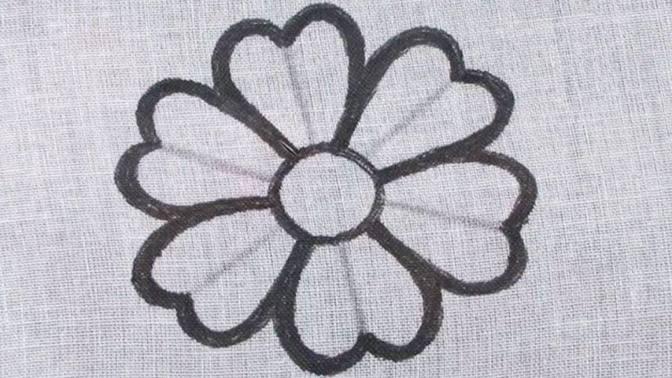 Modern Hand Embroidery Beautiful Flower Amazing Design With Easy Sewing Tutorial By SR Embroidery