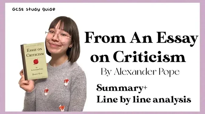 an essay on criticism line by line explanation