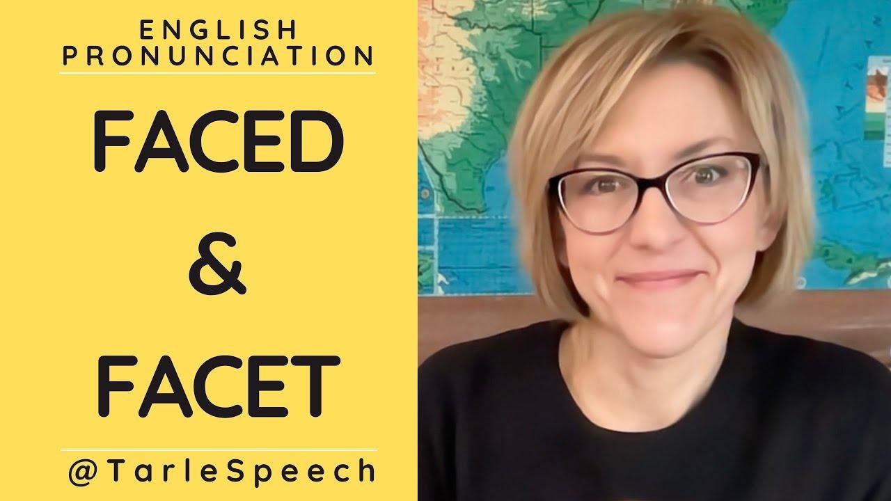 How to pronounce faced facet american english pronunciation lesson