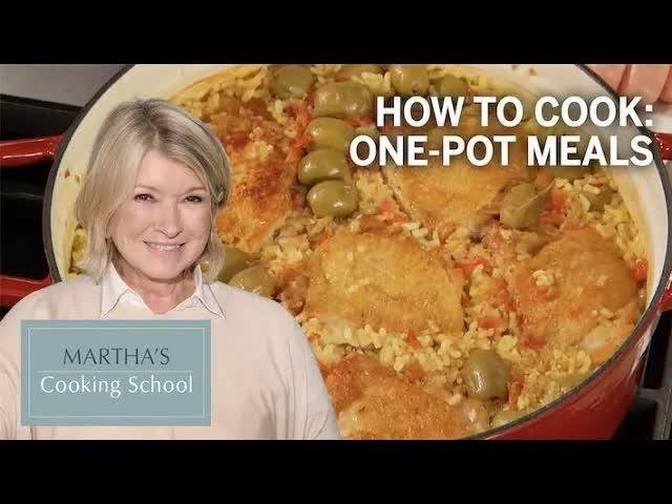 Martha Teaches You How To Cook OnePot Meals Martha Stewart Cooking