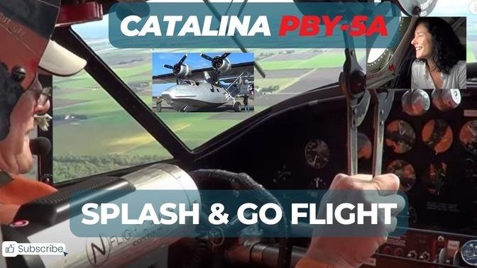 Catalina PBY-5A splash-and-go flight (onboard) Long Version