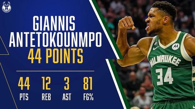 Giannis Antetokounmpo 44 Points vs Rockets Full Highlights | October 22, 2022 | 2022-23 NBA Season