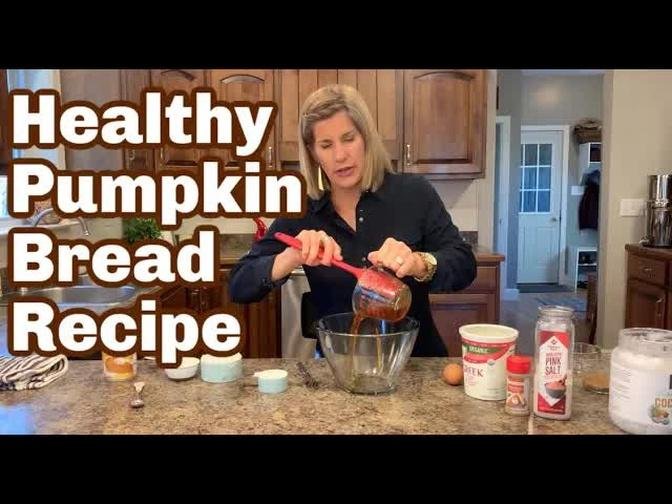 Healthy Pumpkin Bread Recipe/ One Bowl Recipe | Videos | Sandy ...