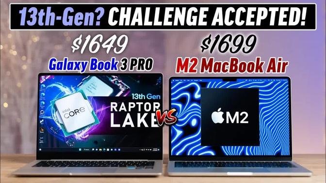 Galaxy Book 3 PRO vs M2 MacBook Air - SORRY, INTEL... 😂