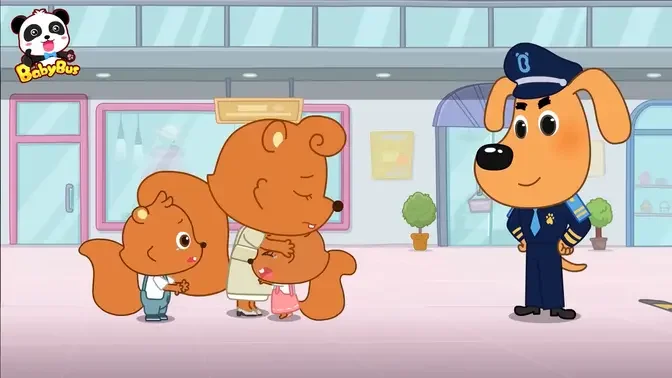 Escalator Monster - Police Cartoon - + More Sheriff Labrador Cartoons -  Cartoon for Kids - BabyBus