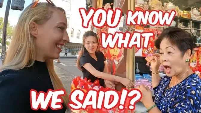 “Did you just say…” Catching people in 4 languages, wait until you see their reactions