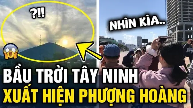 Người dân 'ĐỔ XÔ' đến xem bầu trời Tây Ninh xuất hiện cảnh tượng 'NGÀN NĂM CÓ MỘT' | Tin 3 Phút