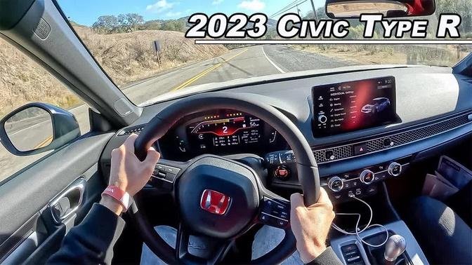 Driving The 2023 Honda Civic Type R - The New FWD King? (POV Binaural Audio)