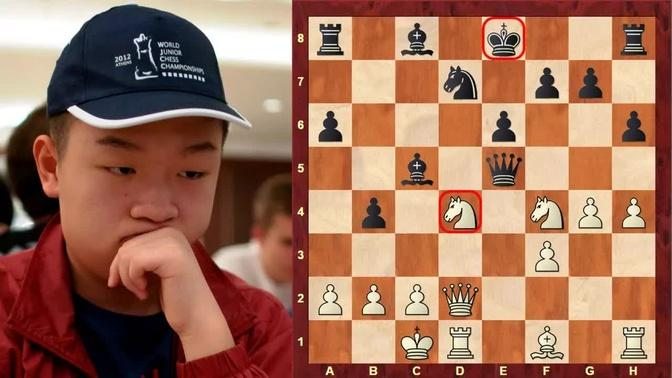 Crazy chess game! Absolutely briliant tactics! : Wei Yi vs Zhou Jianchao : 4th Danzhou (2013)