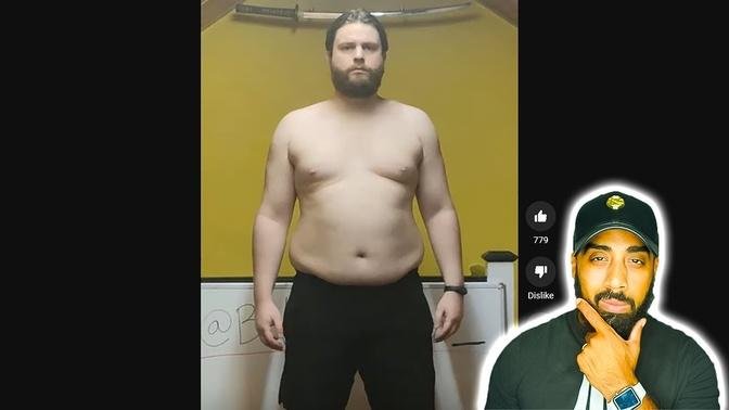 Awesome Time Lapse 30 day Intermittent fasting transformation!