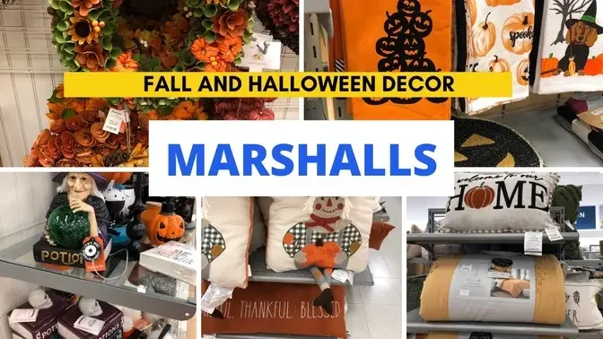 Halloween And Fall Decor At Marshalls 