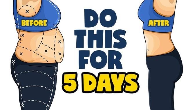 DO THIS FOR 5 DAY AND LOOK IN THE MIRROR (standing workout for belly fat) FULL BODY FAT BURN AT HOME