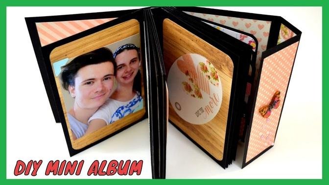  DIY Mini Album | How to Make a Scrapbook Photo Album for Camera Box | DIY Paper Crafts