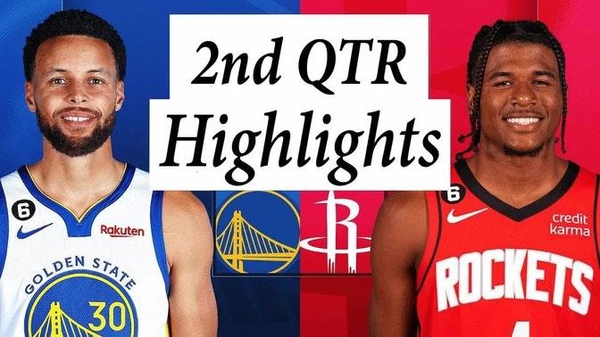 Golden State Warriors vs. Houston Rockets Full Highlights 2nd QTR | Mar 20 | 2022-2023 NBA Season