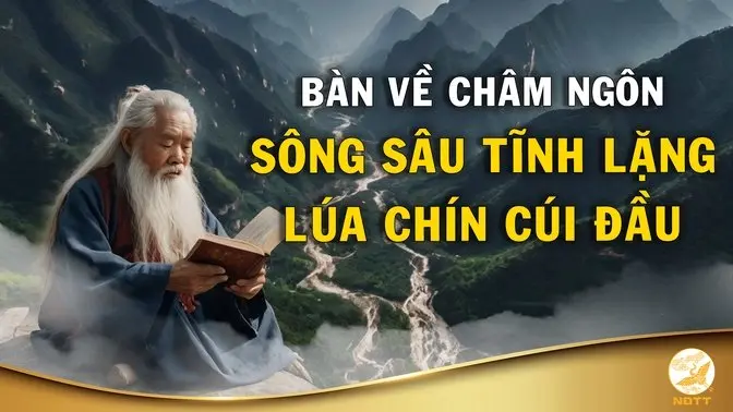 Bàn Về Châm Ngôn “Sông Sâu Tĩnh Lặng Lúa Chín Cúi Đầu” | Nét Đẹp Truyền Thống