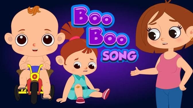 The Boo Boo Song - 2  | JamJammies Nursery Rhymes & Kids Songs | Cartoon Animation For Children