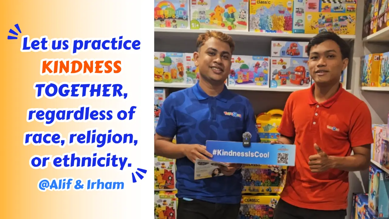 Alif & Irham Say Let Us Practice Kindness Together #kindnessiscool