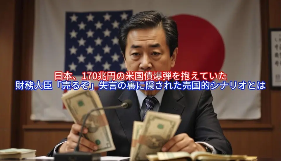 日本、170兆円の米国債爆弾を抱えていた,財務大臣「売るぞ」失言の裏に隠された売国的シナリオとは