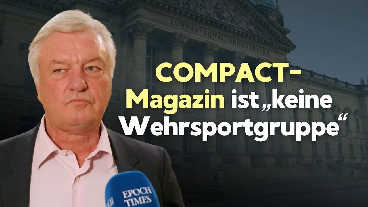 Bundesverwaltungsgericht verhandelt COMPACT-Verbot  – Elsässer: Pressefreiheit Demokratie-Fundament