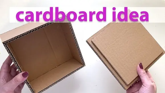 DIY Cardboard Jewelry Box | How to Make a Beautiful Paper Box