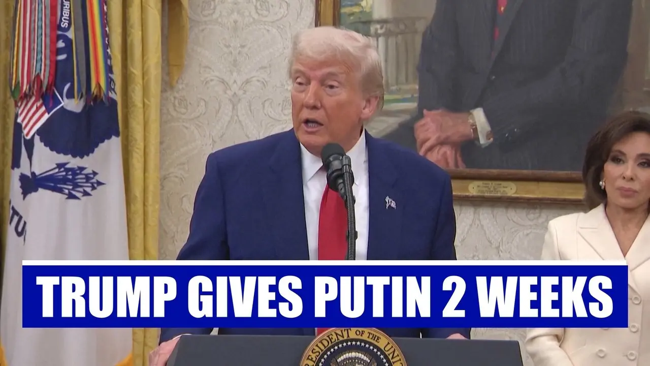 Trump Gives Putin 2 Weeks to Prove Seriousness in Ukraine Peace Talks