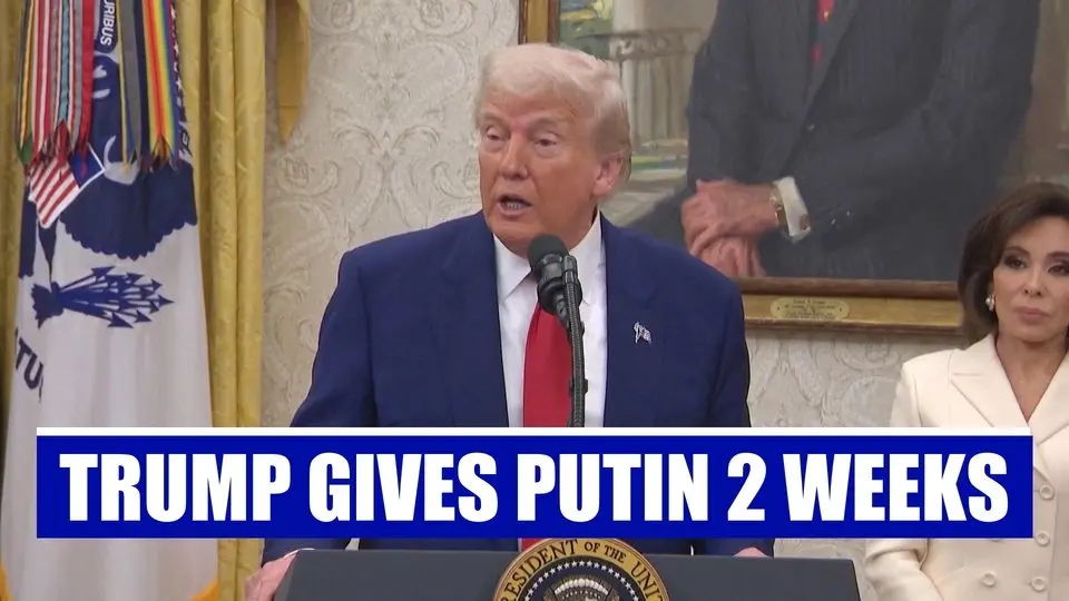 Trump Gives Putin 2 Weeks to Prove Seriousness in Ukraine Peace Talks