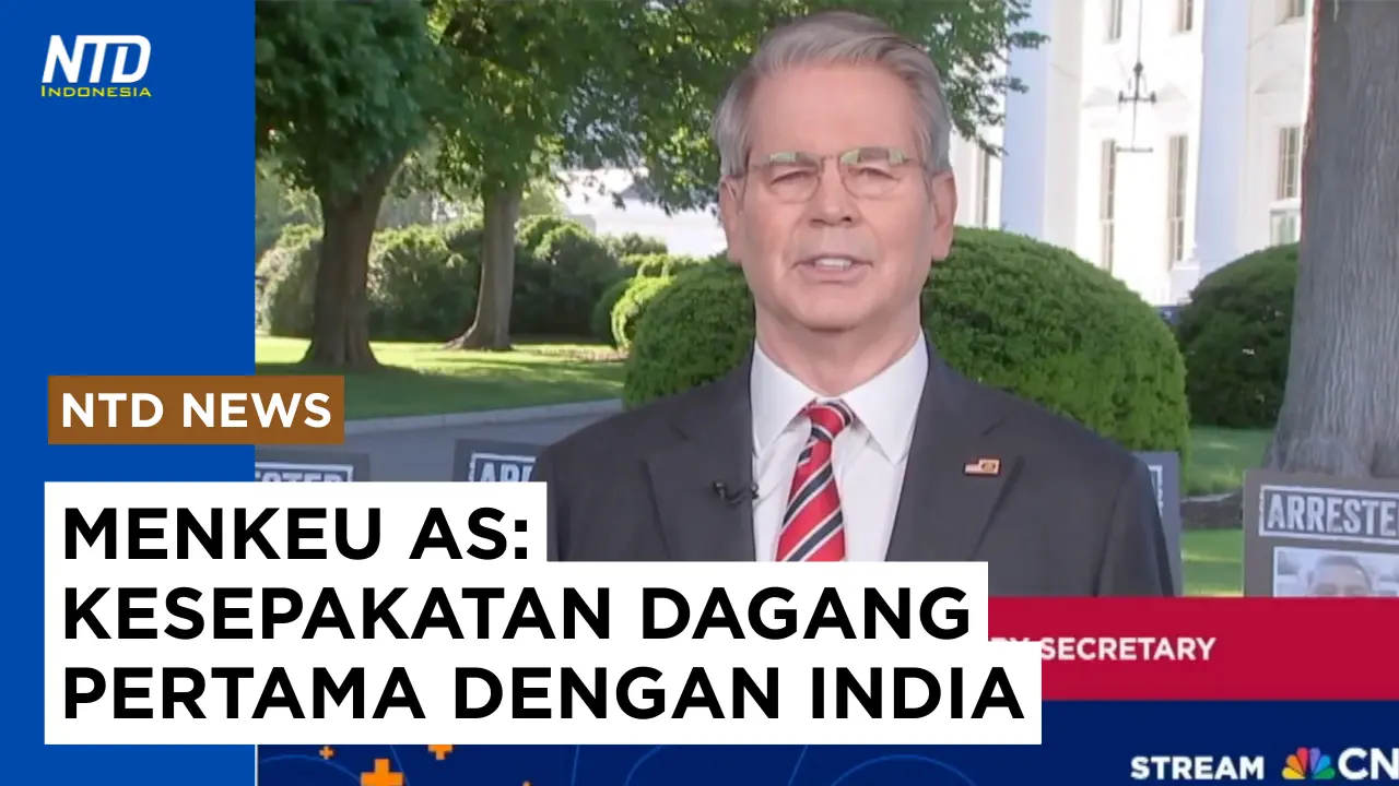 Menkeu A.S. Bessent: Kesepakatan Dagang Pertama Mungkin dengan India #tarifdagang #kesepakatandagang