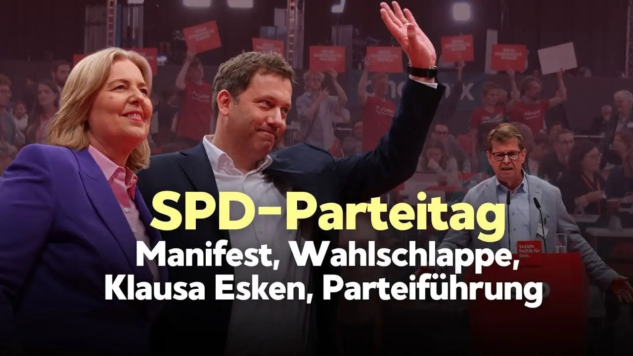 SPD ist „Fußbodenheizung im System“, Esken „Karren aus dem Dreck gezogen“, alle in SPD „für Frieden“