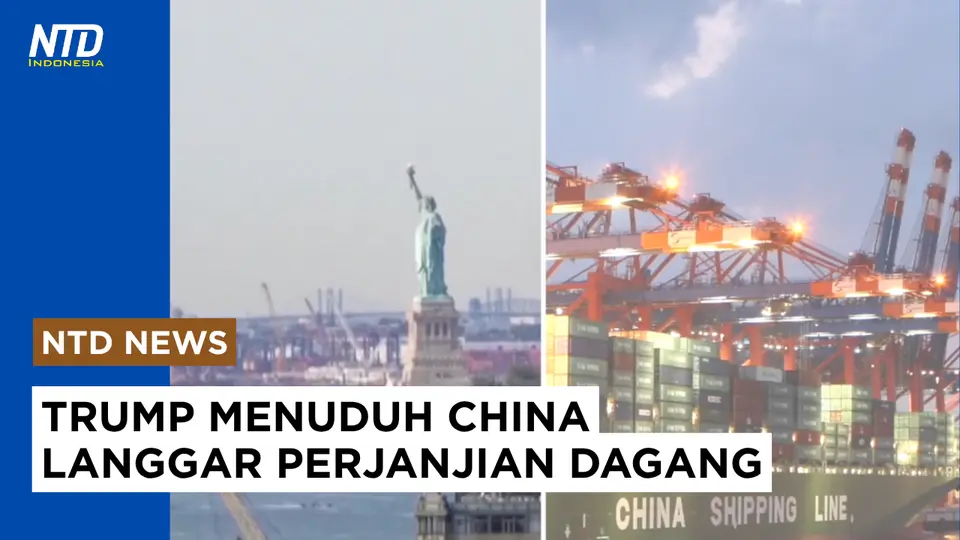 Trump Menuduh China Melanggar Perjanjian Dagang #tariftrump #tarifchina