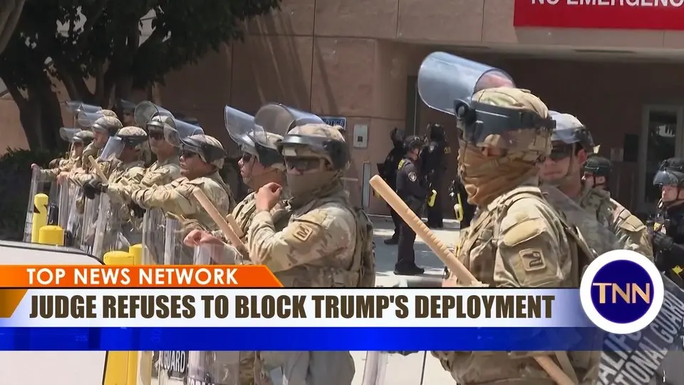 Judge Refuses to Block Trump's Deployment Amid Los Angeles Riots, Schedules Hearing on Thursday