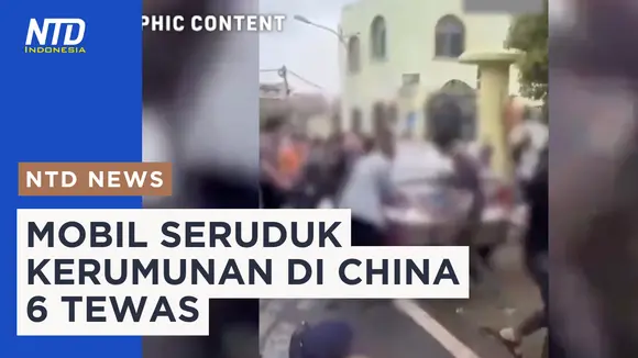 Info Warga: Mobil di China Tabrak Kerumunan, 6 Tewas #partaikomunischina #kecelakaan