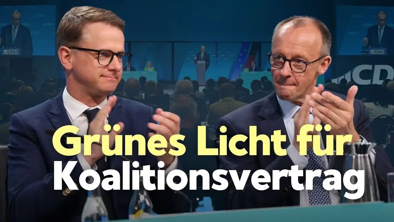 Merz: „Stehen wieder vor historischen Grundsatzentscheidungen“ – CDU stimmt Koalitionsvertrag zu