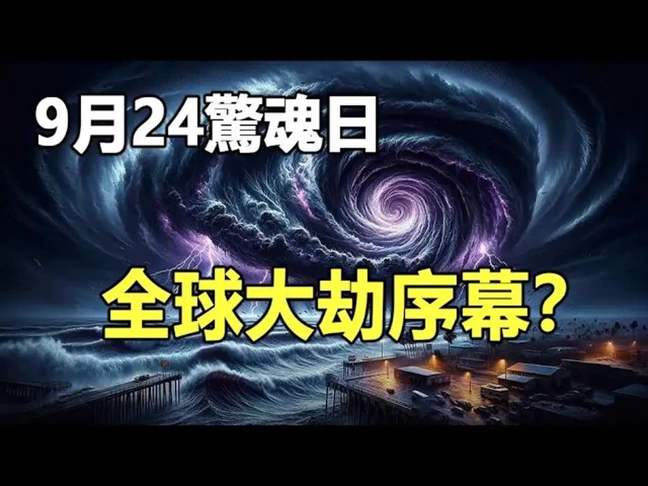 🔥🔥史上最黑暗9月24 夺命台风袭击台湾❗波尼警告：这一天，大灾恐席卷全球❗