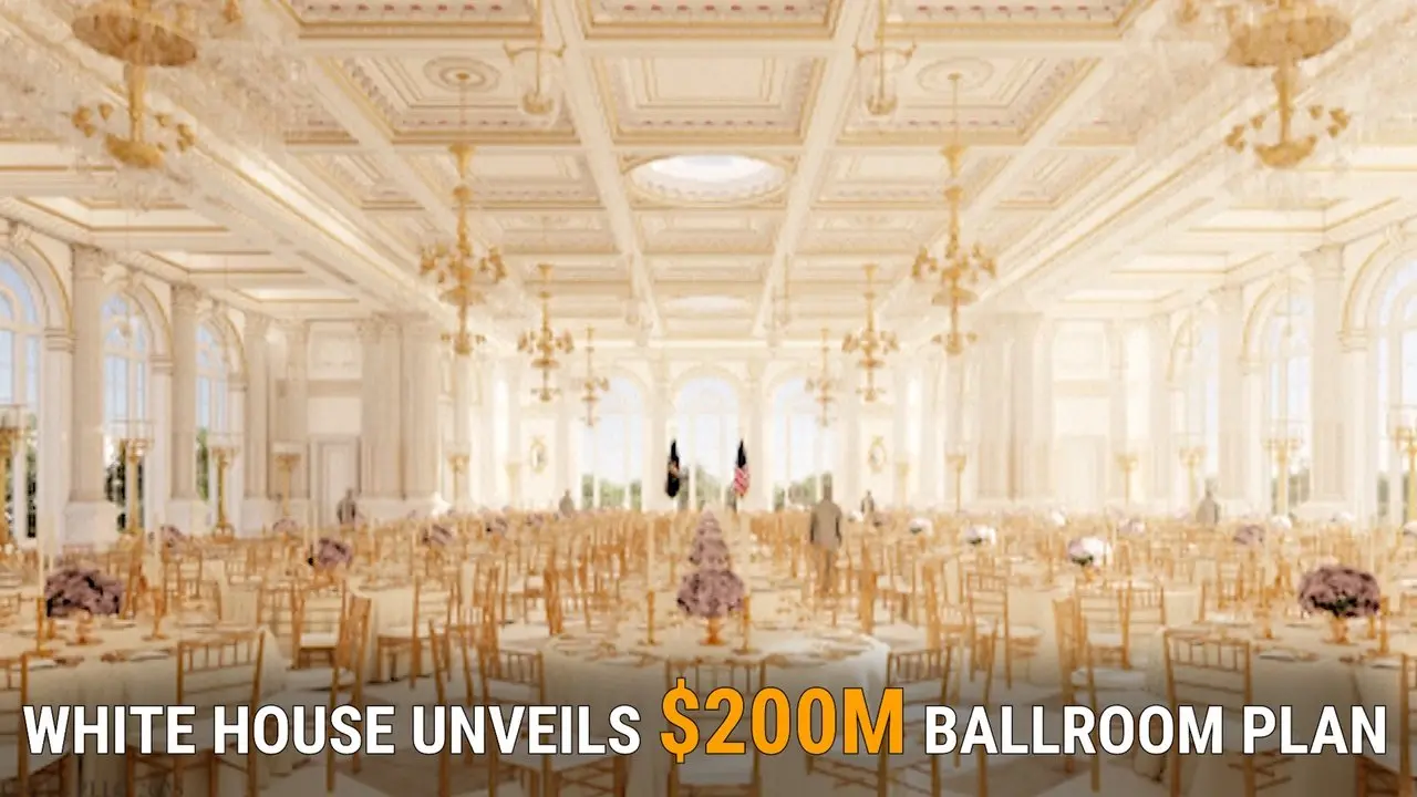 Construction of 90,000 Square Feet Ballroom to Begin in September, White House Says