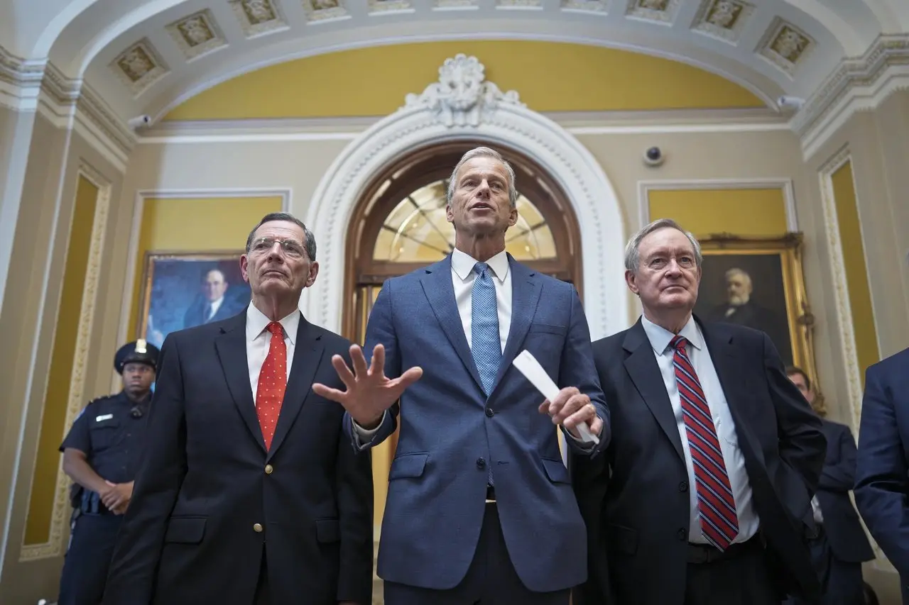 Senate GOP Leaders Speak to the Press After Policy Meeting