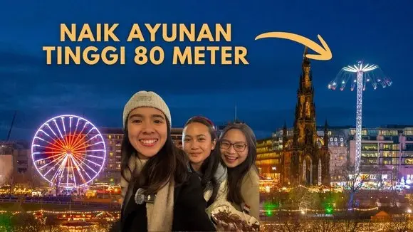 Life in Edinburgh - Jalan Jalan di Christmas Market 🎄