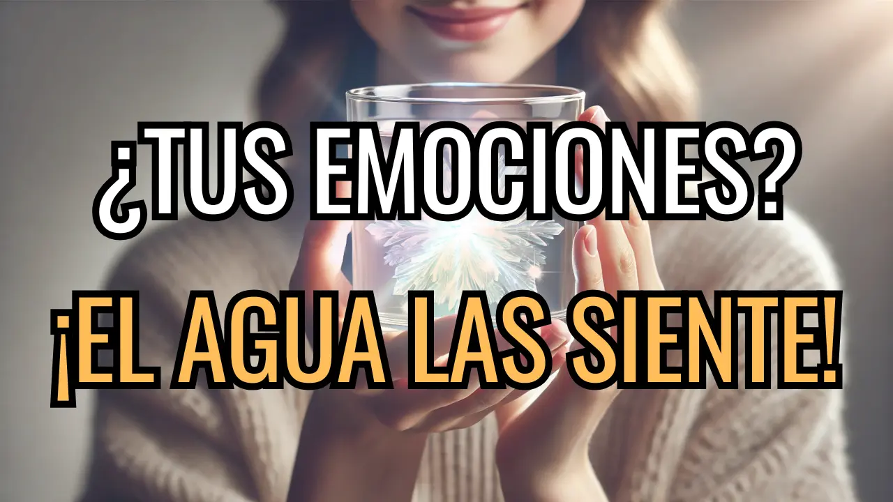 ¡Tus palabras, escuchadas por el agua! ¿El 70% de agua en tu cuerpo define tu salud y tu destino? #EnergíaPositiva